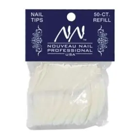 Nouveau Nail French Nail Tips Size 5 50 Pack