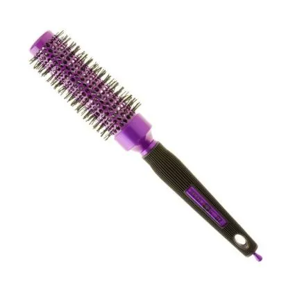 Head Jog 87 Ceramic & Ionic Purple Radial Hair Brush 25mm