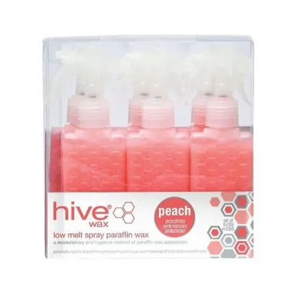 Hive Spray Peach Low Melt Paraffin Cartridges 6 x 80g