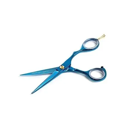 Pizazz Diamond Hair Scissors 5 Inch Silver