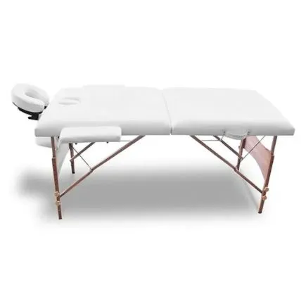 Premium Portable Massage Couch White