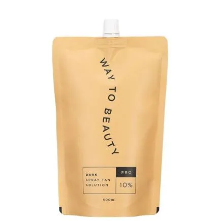 Way to Beauty Dark (10%) Spray Tanning Solution 500ml Pouch