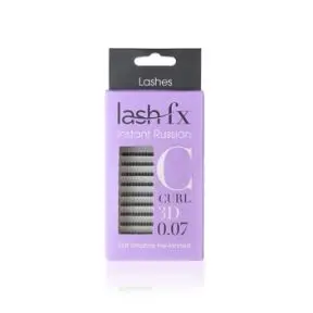 Lash FX Instant Russian Pre Fanned Lashes C Curl 9mm x 0.7mm