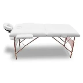 Premium Portable Massage Couch White