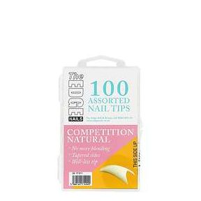 The Edge Nails Competition Natural Tips 100 Pack